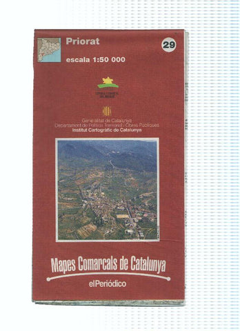 Mapes Comarcals de Catalunya numero 29: Priorat