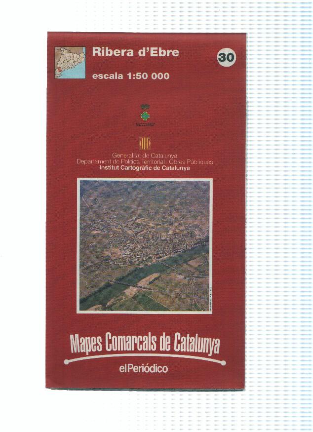 Mapes Comarcals de Catalunya numero 30: Ribera d'Ebre