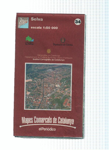 Mapes Comarcals de Catalunya numero 34: Selva