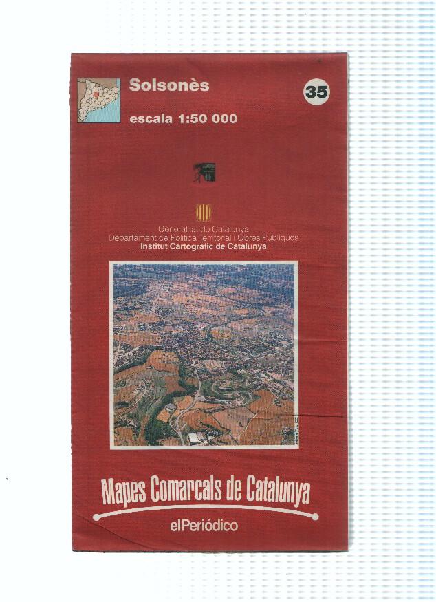 Mapes Comarcals de Catalunya numero 35: Solsones