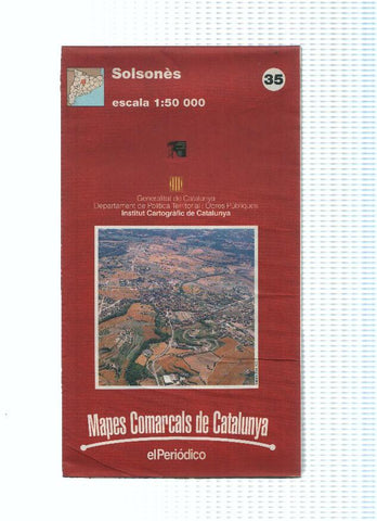 Mapes Comarcals de Catalunya numero 35: Solsones