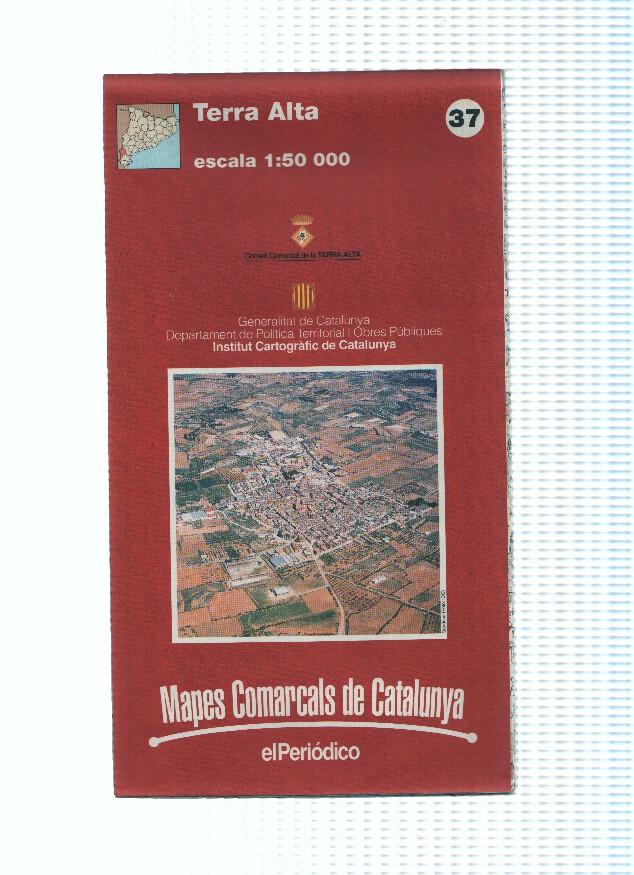 Mapes Comarcals de Catalunya numero 37: Terra alta