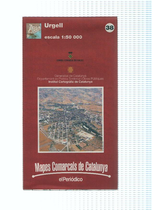 Mapes Comarcals de Catalunya numero 38: Urgell