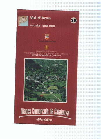 Mapes Comarcals de Catalunya numero 39: Val d'Aran
