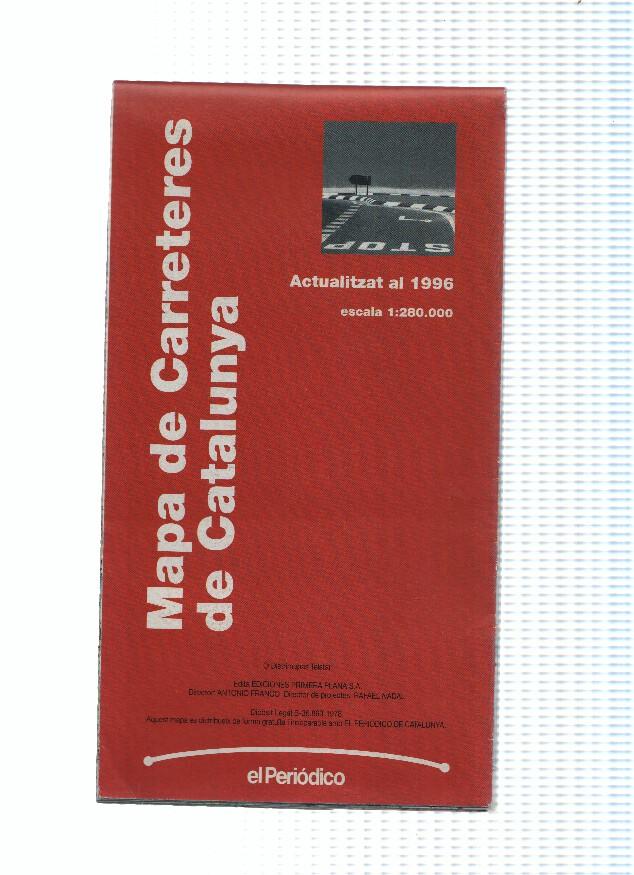 Mapes de Carreteres de Catalunya actualitzat al 1966
