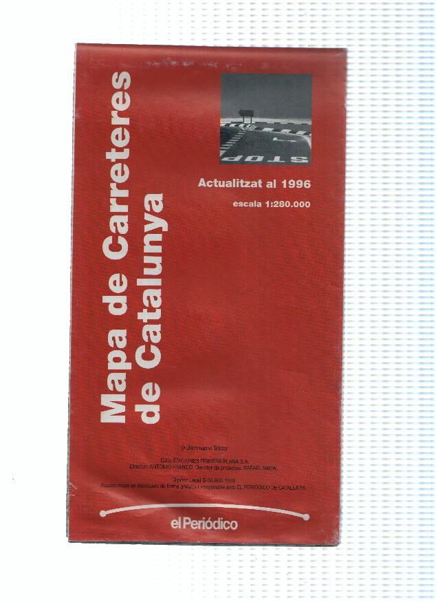 Mapes de Carreteres de Catalunya actualitzat al 1966