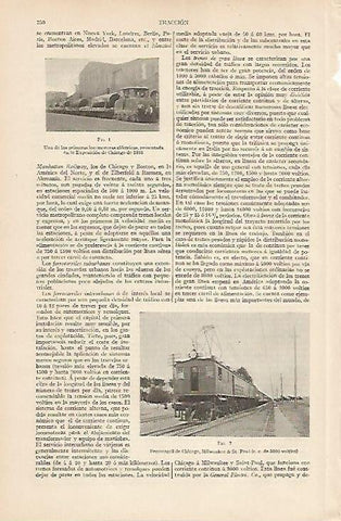 LAMINA ESPASA 11007: Locomotora elecrica presentada en la Exposicion de Chicago de 1893