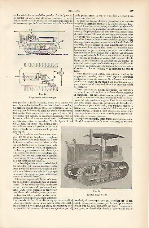 LAMINA ESPASA 11022: Tractor oruga Holt