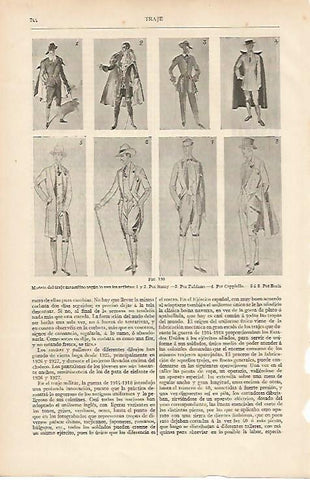 LAMINA ESPASA 11080: Modelos de traje masculino