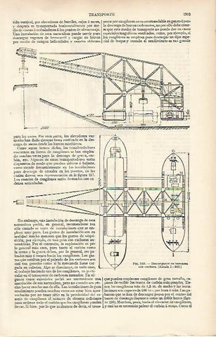 LAMINA ESPASA 11135: Descargador de barcazas con cuchara