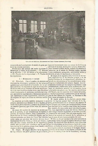 LAMINA ESPASA 11271: Laboratorio de alquimista en el Museo de Nuremberg
