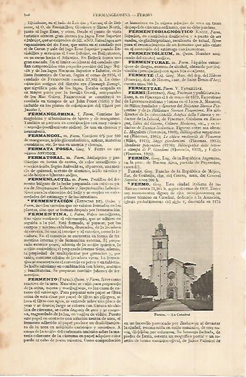 LAMINA ESPASA 11301: Catedral de Fermo Italia