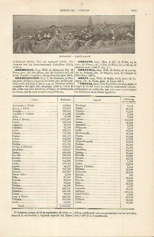 LAMINA ESPASA Alemania 11386: Vista general de Grebenstein Alemania