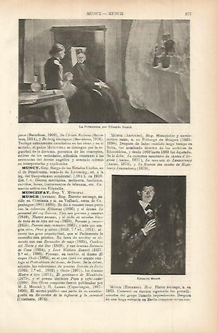 LAMINA ESPASA 11483: La primavera por Munch