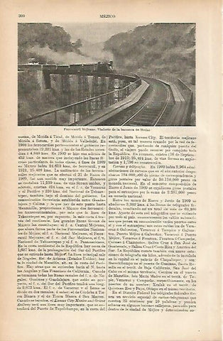 LAMINA ESPASA 11572: Ferrocarril de Mexico