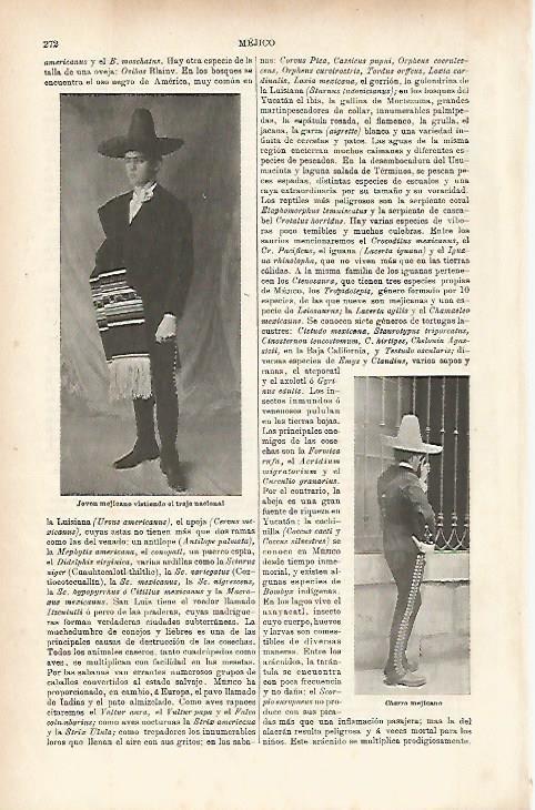 LAMINA ESPASA 11584: Charros mexicanos