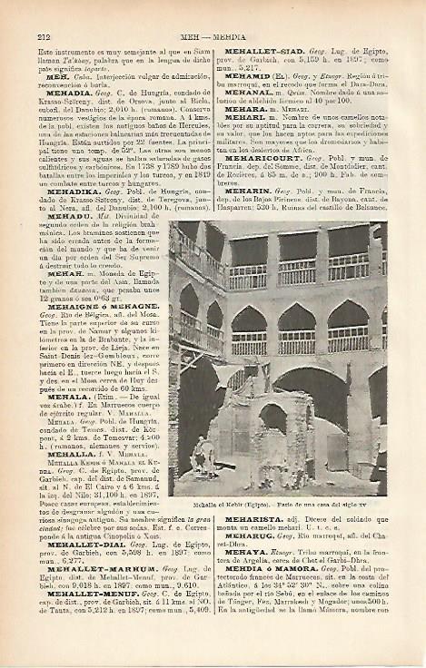 LAMINA ESPASA 11598: Mehalla el-Kebir Egipto