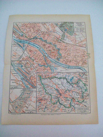 LAMINA ESPASA 11665: Mapa de Bremen