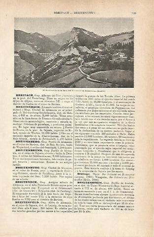 LAMINA ESPASA 11669: El Breitenstein en Austria