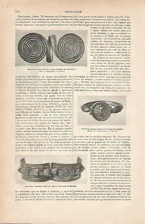 LAMINA ESPASA 11675: Brazaletes