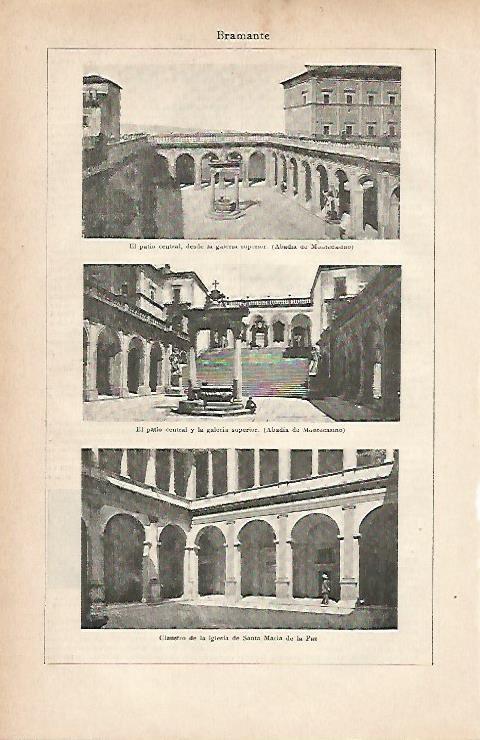 LAMINA ESPASA 11698: Abadia de Montecasino en Bramante
