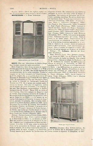 LAMINA ESPASA 11876: Bufete por J. Nowak y J. Feure
