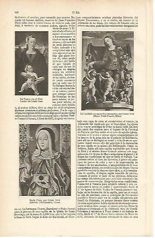 LAMINA ESPASA 11980: Obras de Cosme Tura