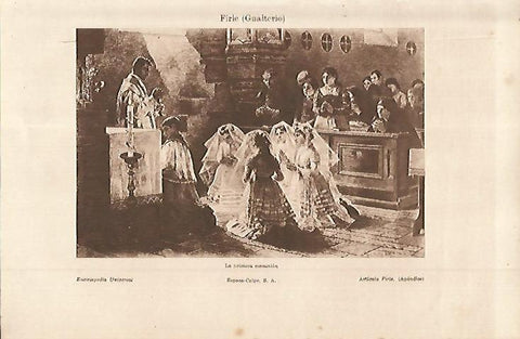 LAMINA ESPASA 11321: La primera comunion por G. Firle