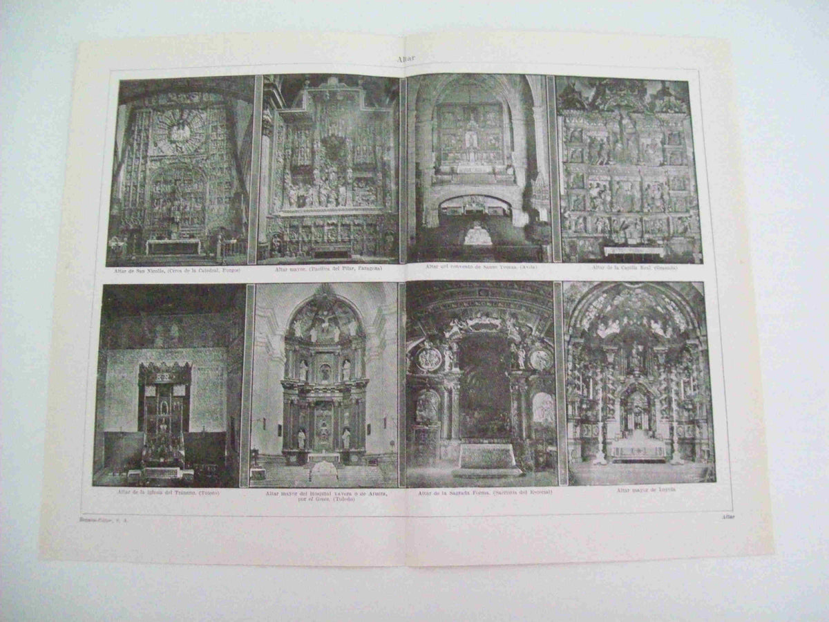 LAMINA ESPASA 11277: Ejemplos de altar