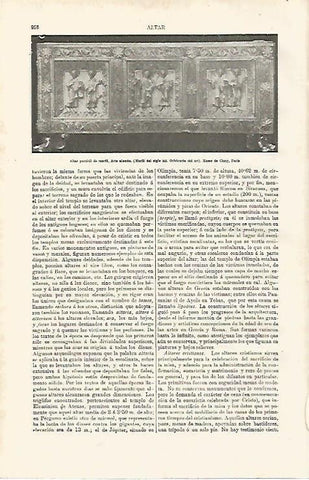 LAMINA ESPASA 11276: Altar portatil en el Museo Cluny de Paris