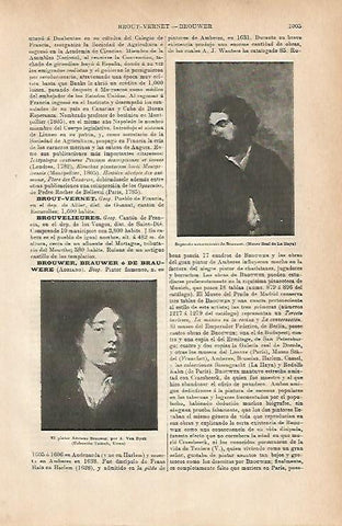 LAMINA ESPASA 11790: Retratos de Brouwer