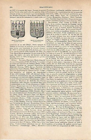 LAMINA ESPASA 11695: Escudos de Brandeburgo