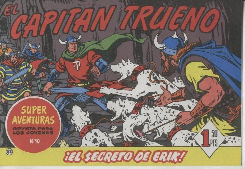 El Capitan Trueno facsimil numero 062: El secreto de Erik