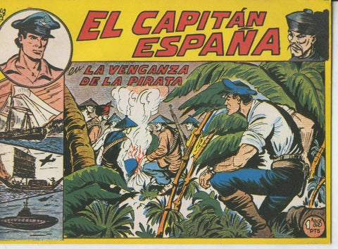 El Capitan España facsimil numero 23: La venganza de la pirata