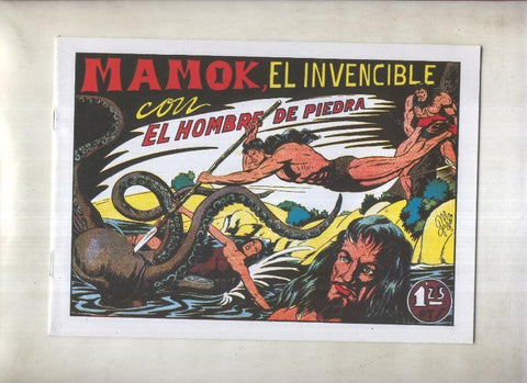 Purk el hombre de piedra, facsimil numero 005: Mamok, el invencible