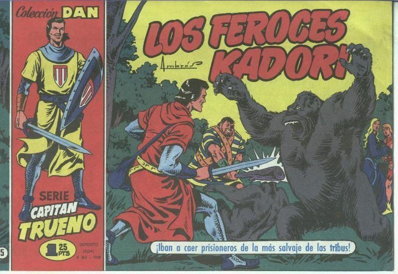 El Capitan Trueno facsimil El Periodico numero 005: Los feroces kadori