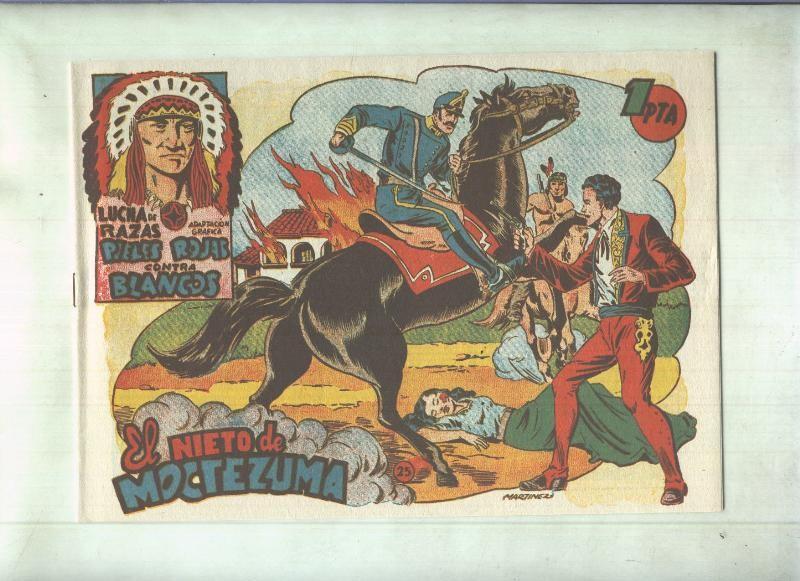 Facsimil: Lucha de Razas numero 25: El nieto de Moctezuma