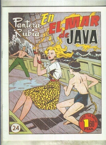 Pantera Rubia facsimil: En el mar de Java