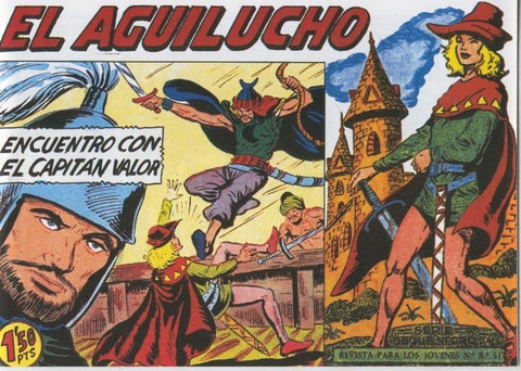 El Aguilucho, facsimil numero 35: Encuentro con el Capitan Valor