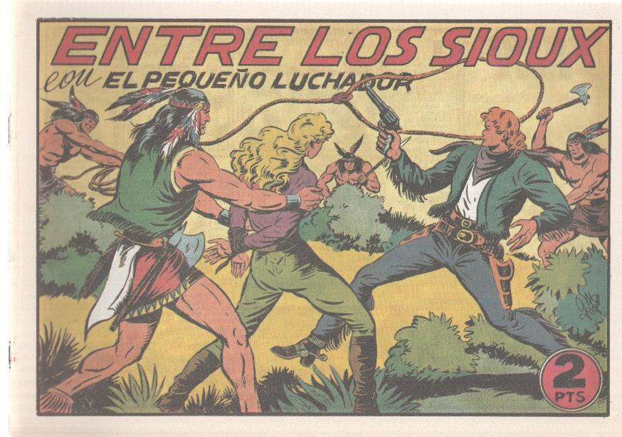 Facsimil: El Pequeño Luchador numero 062: Entre los sioux