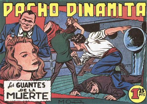 Facsimil: Pacho Dinamita numero 002: Los guantes de la muerte