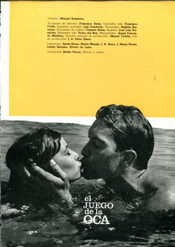 Ficha cine Suevia Films: El Juego de la Oca y Un fantasma llamado amo