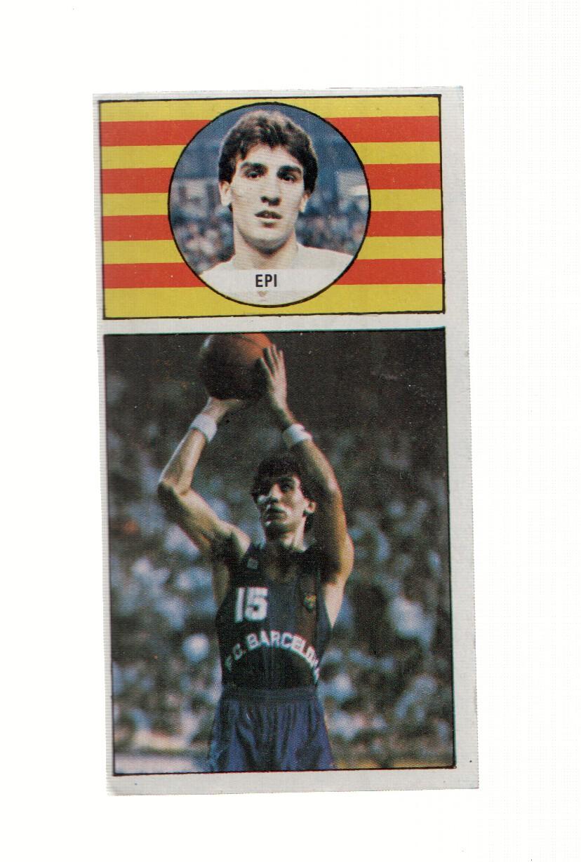 Cromo: Baloncesto 1986-1987: numero 06: Epi del Barcelona
