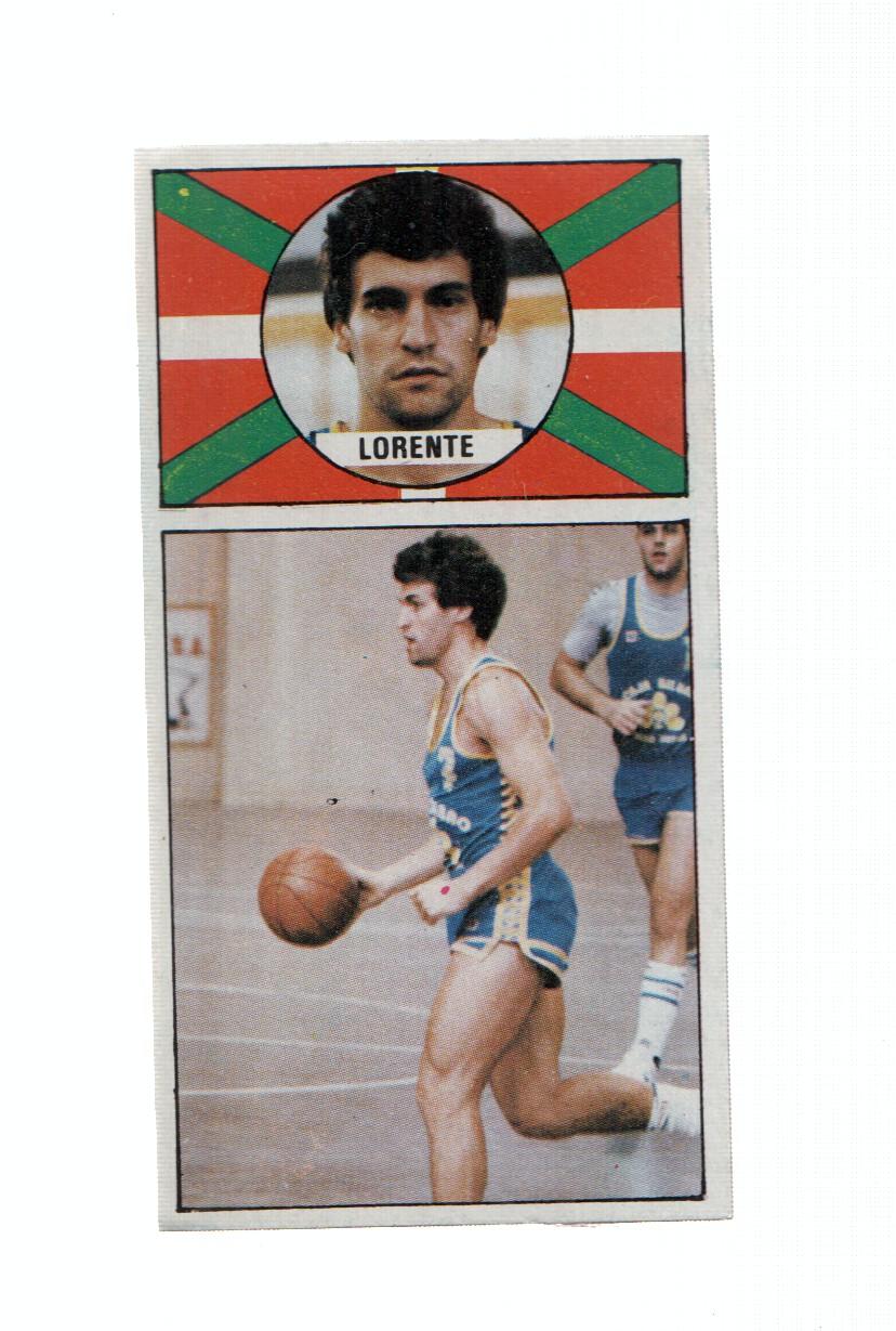 Cromo: Baloncesto 1986-1987: numero 10: Toño Lorente del Caja Bilbao
