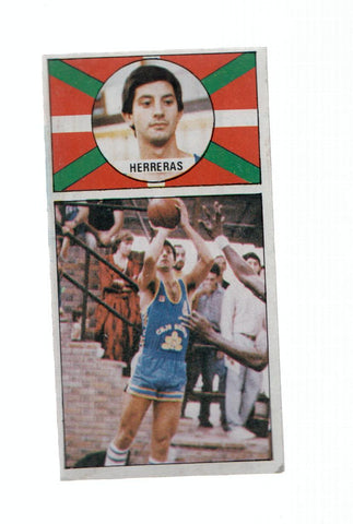 Cromo: Baloncesto 1986-1987: numero 012: Carlos Herrera del Caja Bilbao