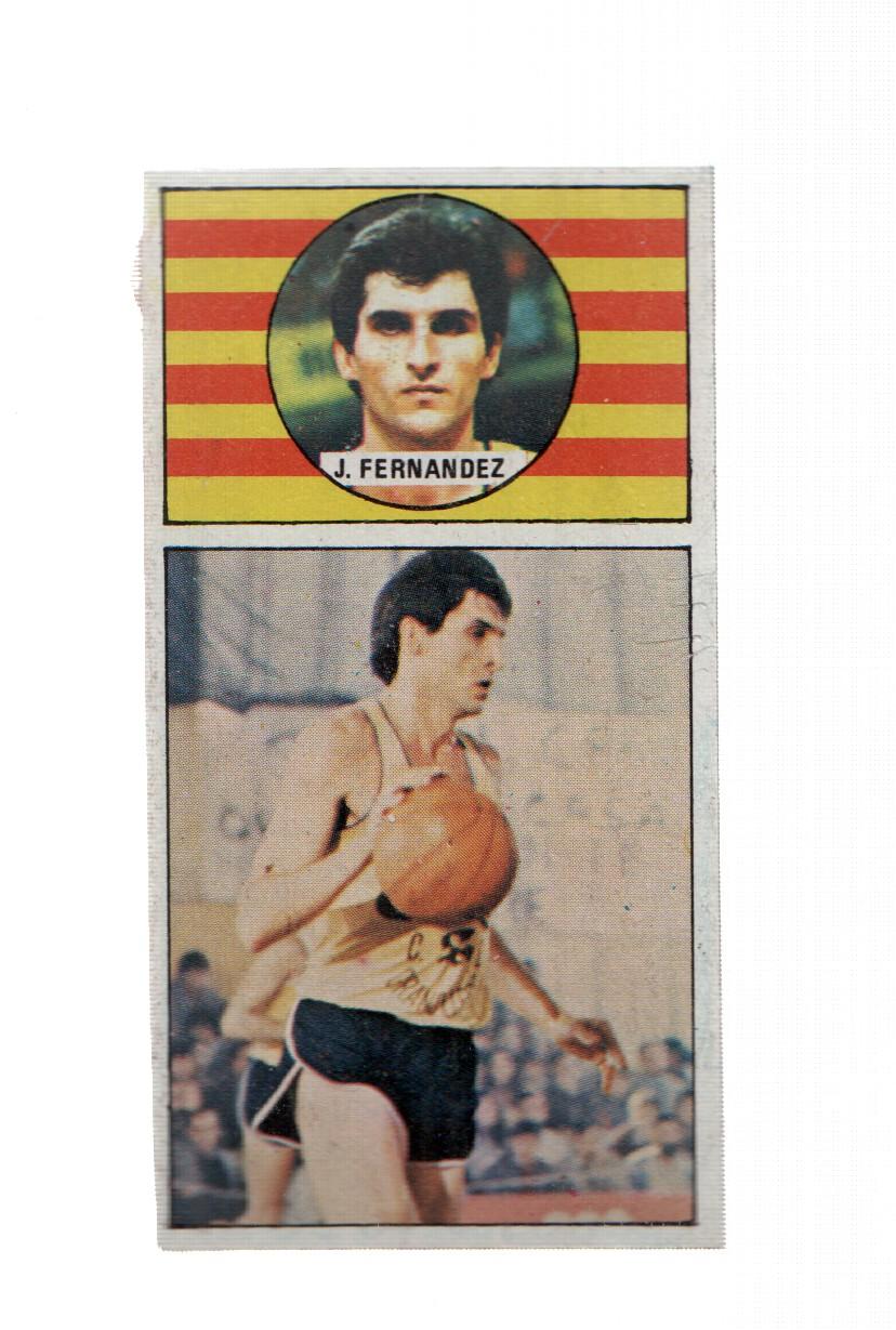 Cromo: Baloncesto 1986-1987: numero 033: J.Fernandez del Cacaolat