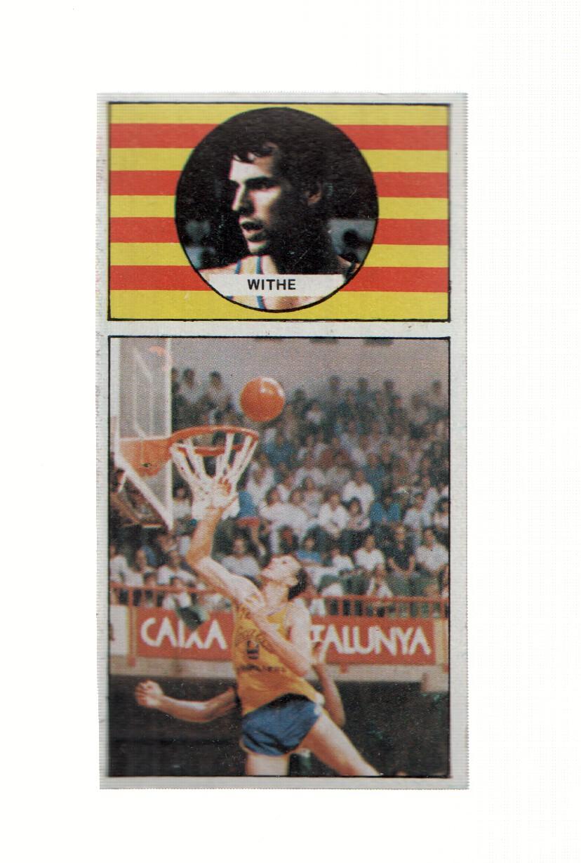 Cromo: Baloncesto 1986-1987: numero 035: Withe del Cacaolat