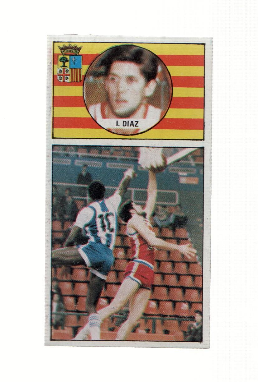 Cromo: Baloncesto 1986-1987: numero 044: Jose Luis Diaz del Cai Zaragoza
