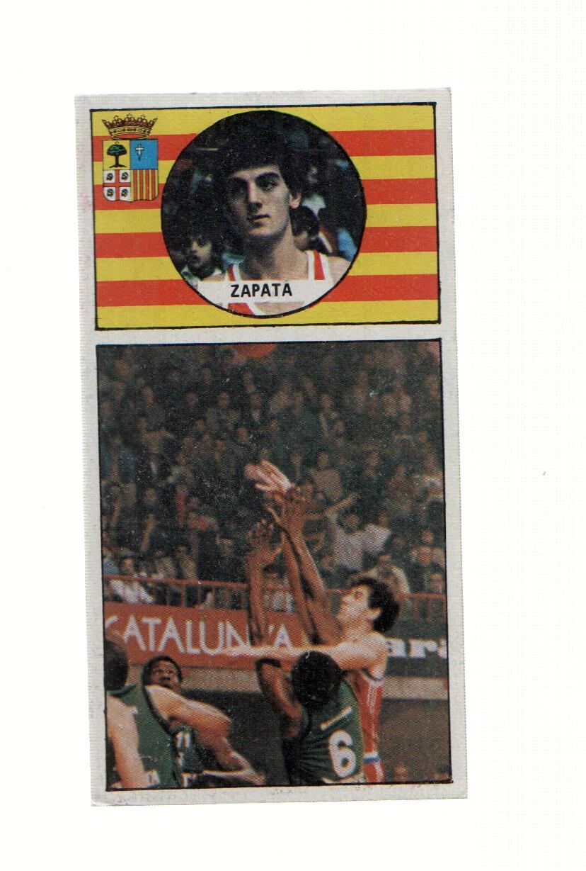 Cromo: Baloncesto 1986-1987: numero 045: Zapata del Cai Zaragoza
