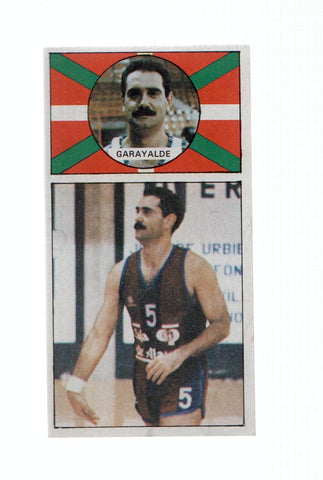 Cromo: Baloncesto 1986-1987: numero 050: Iñaki Garayalde de Caja de Alava